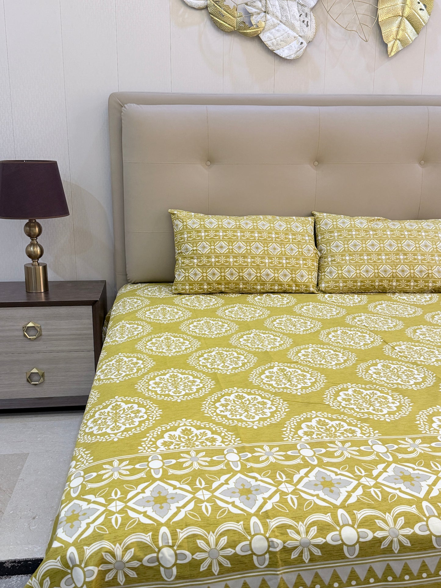 CottonBloom Bed Sheet - 3 Pcs