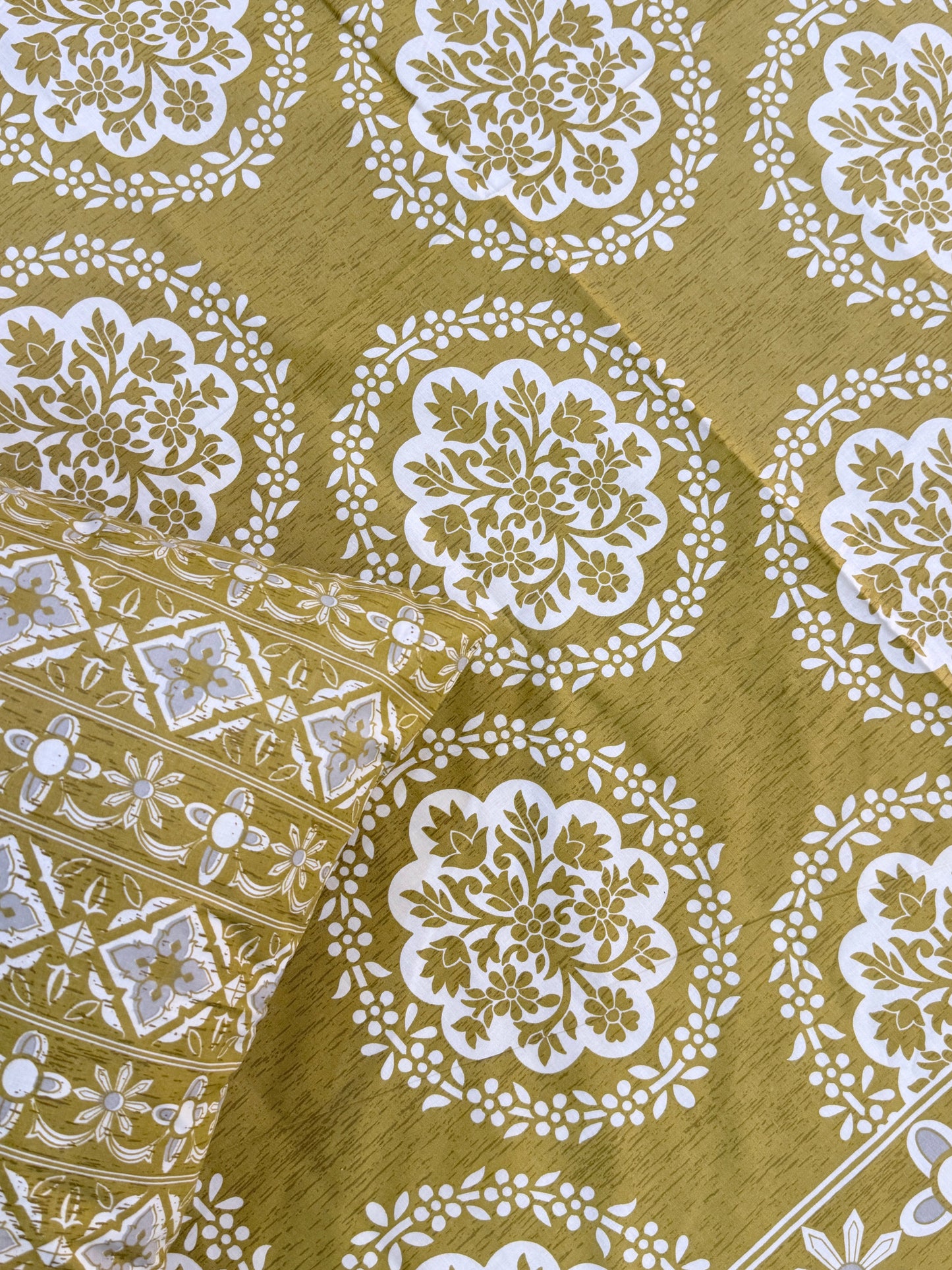 CottonBloom Bed Sheet - 3 Pcs