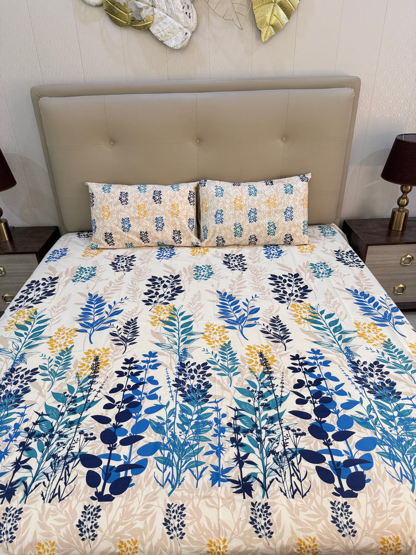 PureFields Bed Sheet - 3 Pcs