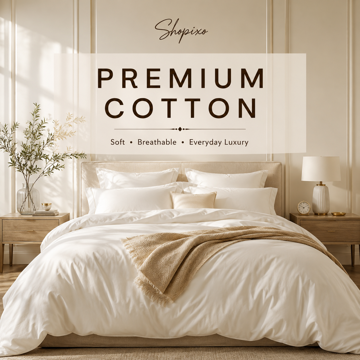 Premium Cotton Bed Sheets in Pakistan