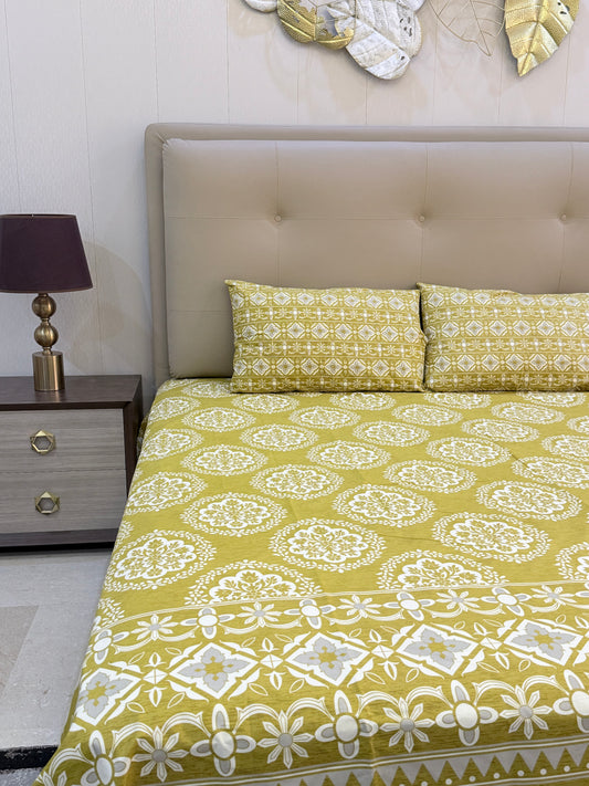 CottonBloom Bed Sheet - 3 Pcs